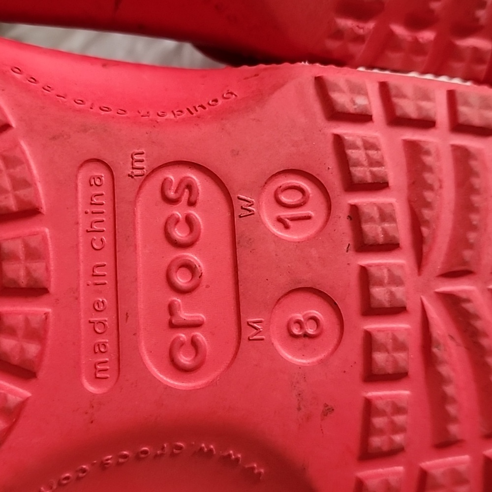 Crocs  Red Clogs - Picture 7 of 9